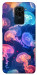 Чехол Neon jellyfishes для Xiaomi Redmi 10X