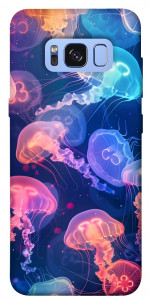 Чехол Neon jellyfishes для Galaxy S8 (G950)