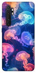 Чехол Neon jellyfishes для Xiaomi Mi Note 10 Lite