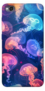 Чехол Neon jellyfishes для Xiaomi Redmi 4A