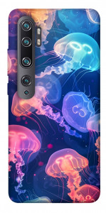 Чехол Neon jellyfishes для Xiaomi Mi Note 10