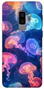 Чехол Neon jellyfishes для Galaxy S9+