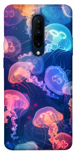 Чехол Neon jellyfishes для OnePlus 7 Pro