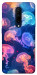 Чехол Neon jellyfishes для OnePlus 7 Pro