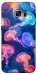 Чехол Neon jellyfishes для Galaxy S7 Edge