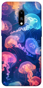 Чохол Neon jellyfishes для OnePlus 7