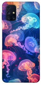 Чехол Neon jellyfishes для Galaxy M31s
