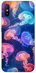 Чохол Neon jellyfishes для Xiaomi Redmi 9A