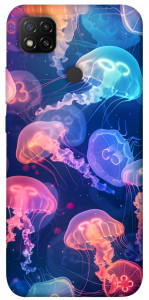 Чохол Neon jellyfishes для Xiaomi Redmi 9C