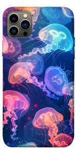 Чехол Neon jellyfishes для iPhone 12 Pro