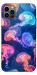 Чехол Neon jellyfishes для iPhone 12 Pro