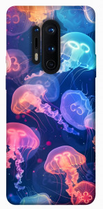 Чехол Neon jellyfishes для OnePlus 8 Pro