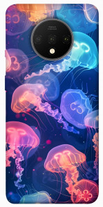 Чехол Neon jellyfishes для OnePlus 7T