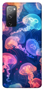 Чехол Neon jellyfishes для Galaxy S20 FE