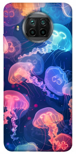 Чехол Neon jellyfishes для Xiaomi Redmi Note 9 Pro 5G