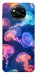 Чохол Neon jellyfishes для Xiaomi Poco X3 NFC