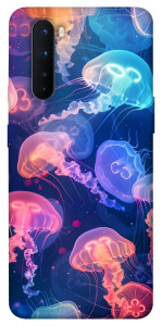 Чехол Neon jellyfishes для OnePlus Nord
