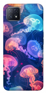 Чехол Neon jellyfishes для Oppo A73
