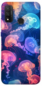 Чохол Neon jellyfishes для Huawei P Smart (2020)