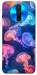 Чехол Neon jellyfishes для Xiaomi Poco X2