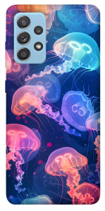 Чехол Neon jellyfishes для Samsung Galaxy A52 5G