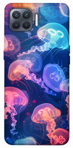 Чехол Neon jellyfishes для Oppo Reno 4 Lite