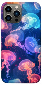 Чехол Neon jellyfishes для iPhone 13 Pro Max