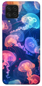 Чехол Neon jellyfishes для Galaxy A22 4G