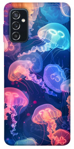 Чохол Neon jellyfishes для Galaxy M52