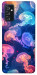 Чохол Neon jellyfishes для Galaxy M52