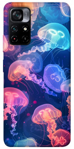 Чехол Neon jellyfishes для Xiaomi Poco M4 Pro 5G