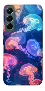 Чохол Neon jellyfishes для Galaxy S22
