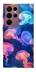 Чохол Neon jellyfishes для Galaxy S22 Ultra