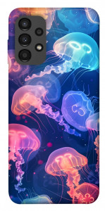 Чехол Neon jellyfishes для Galaxy A13 4G