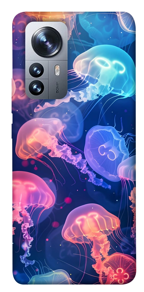 Чехол Neon jellyfishes для Xiaomi 12
