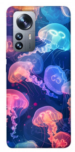 Чехол Neon jellyfishes для Xiaomi 12X