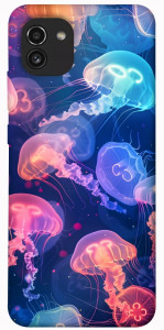 Чохол Neon jellyfishes для Galaxy A03
