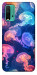 Чехол Neon jellyfishes для Xiaomi Redmi Note 9 4G