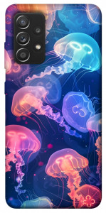Чохол Neon jellyfishes для Galaxy A52s
