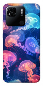 Чехол Neon jellyfishes для Xiaomi Redmi 10A