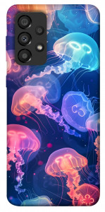 Чехол Neon jellyfishes для Galaxy A33 5G