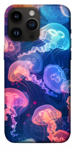 Чехол Neon jellyfishes для iPhone 14 Pro Max