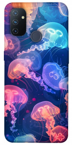 Чехол Neon jellyfishes для OnePlus Nord N100