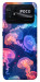 Чехол Neon jellyfishes для Xiaomi Poco C40