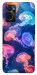 Чехол Neon jellyfishes для Oppo A76 4G