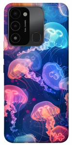 Чехол Neon jellyfishes для TECNO Spark Go 2022 (KG5m)