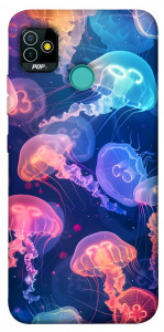 Чохол Neon jellyfishes для TECNO Pop 5
