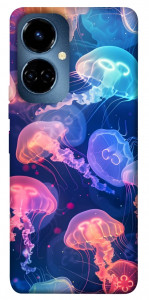 Чохол Neon jellyfishes для TECNO Camon 19 Pro (CI8n)
