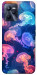 Чехол Neon jellyfishes для Realme C35