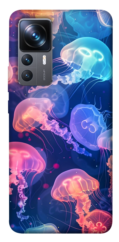 Чохол Neon jellyfishes для Xiaomi 12T